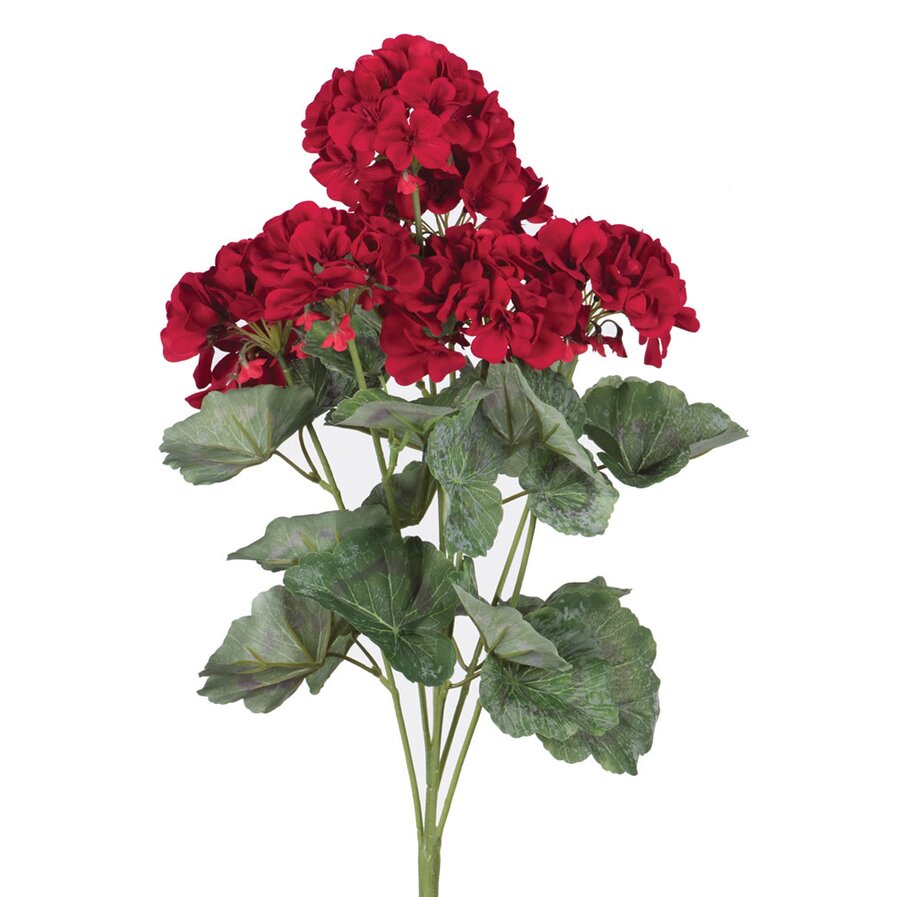 All Artificial Flowers You Ll Love Wayfair   Silk Artificial Geranium Flowers 